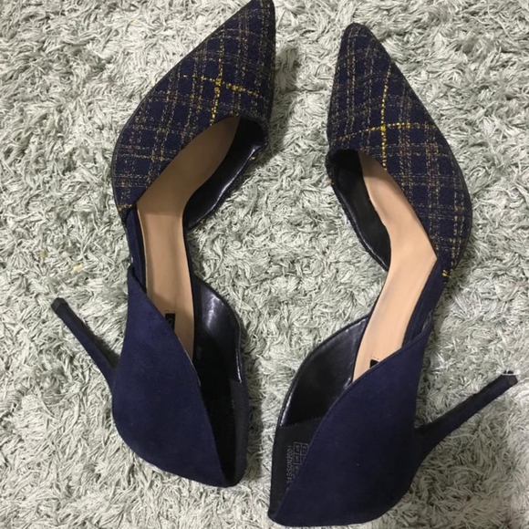 Urban Revivo suede pointed heel